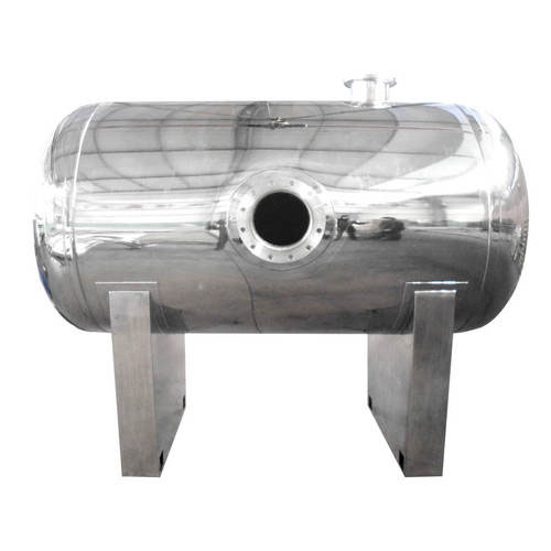 Custom-made large special horizontal stainless steel steady flow tank01